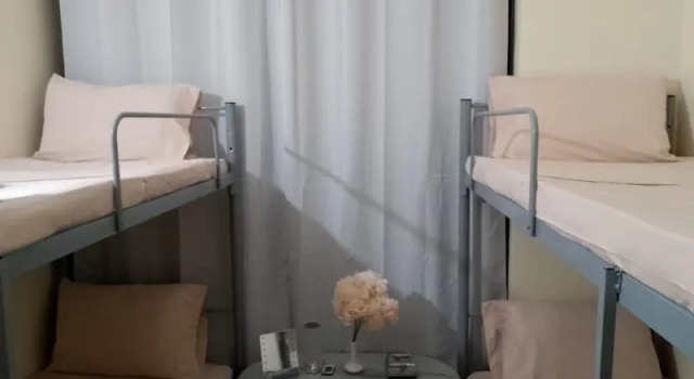 Кровать в общем номере Top House Hostel