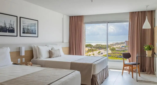Трёхместный номер Standard с частичным видом на море Gran Mareiro Hotel