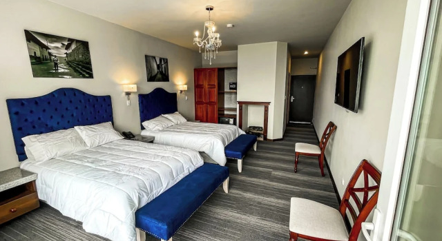 Superior Vierer Zimmer mit Balkon und mit Bergblick Hotel Puerta del Sol Colca