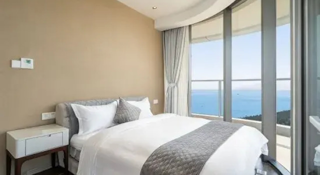Люкс с 2 комнатами с балконом и с красивым видом из окна Tangyunju Seaview Holiday Apartment