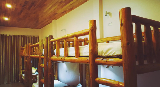 Кровать в общем номере Sapa Odyssey Hostel