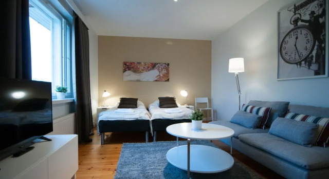 Студия с видом на парк Kotimaailma Apartments Kuopio