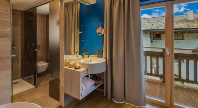 Deluxe Doppel Zimmer mit Balkon Bivio Hotel Plaza