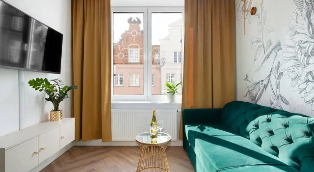Elite Apartments Ogarna Flora| View Of The Old Town & modern & designer decor | OLD TOWN, Забронировать Апартаменты/квартира Апартаменты Гданьска, рядом с Дом Uphagen, Апартаменты/квартира