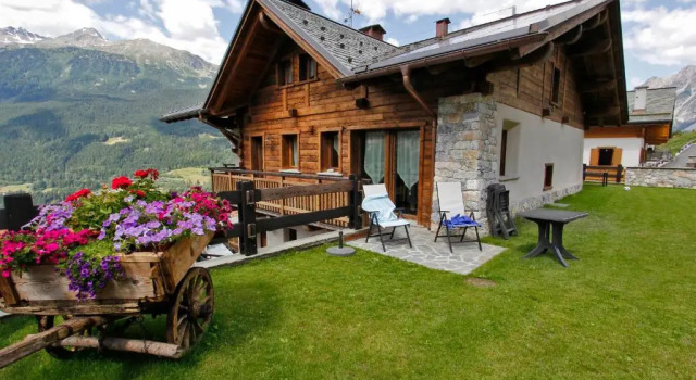 Апартаменты с 2 комнатами с видом на горы Chalet Teo e Marianna