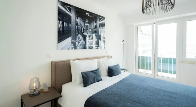 Апартаменты c 1 комнатой с балконом Hamilius Apartments