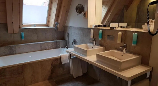 Люкс с видом на сад Gästehaus der Geroldsauer Mühle