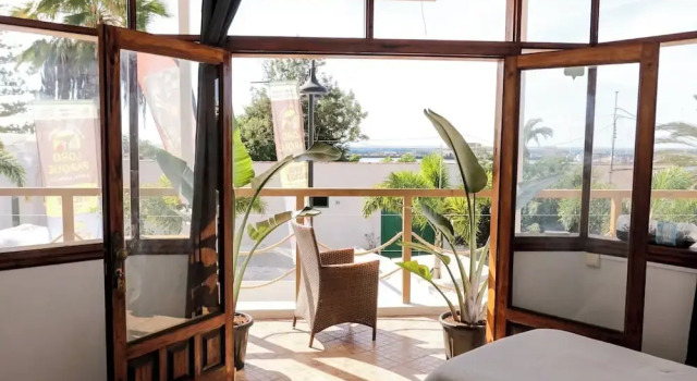 Двухместный номер Comfort с балконом и рядом с пляжем Ocean Nomads Coworking Tenerife