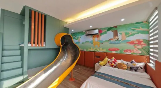 Люкс Comfort Qingyuan Fogang Xile Shangpin Wenquan Swimming Pool Homestay