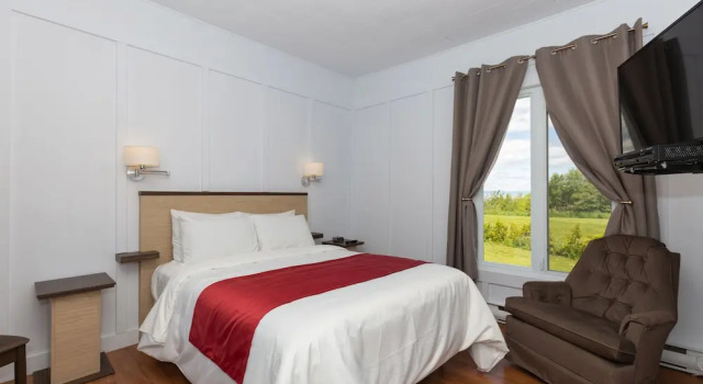 Двухместное шале с балконом Motel au Fleuve dArgent