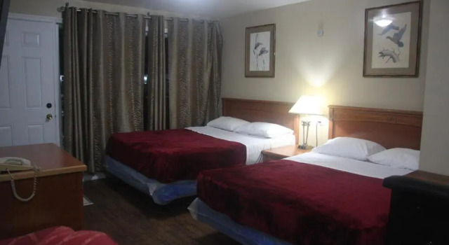 Четырёхместный номер Standard American Plaza Motel