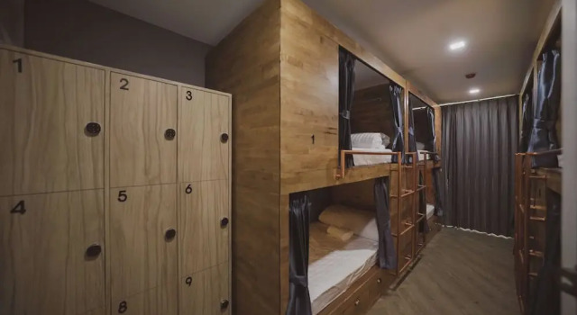 Кровать в общем номере (женский номер) Poshtel 56