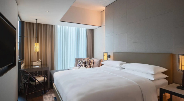 Двухместный клубный номер Deluxe Renaissance Taipei Shihlin Hotel