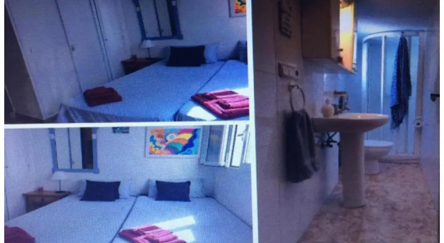 Номер Standard Habitación doble 4 línea playa 2 opciones 1 con baño privado y otra con baño compartido