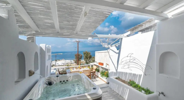 Апартаменты с 2 комнатами Bella View Mykonos Town Suites