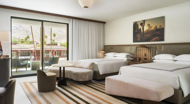 Четырёхместный номер Standard с балконом Thompson Palm Springs, by Hyatt