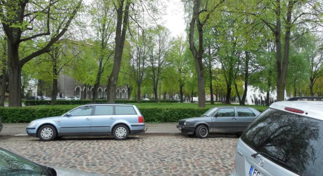 Кровать в общем номере Gogol Park Rooms
