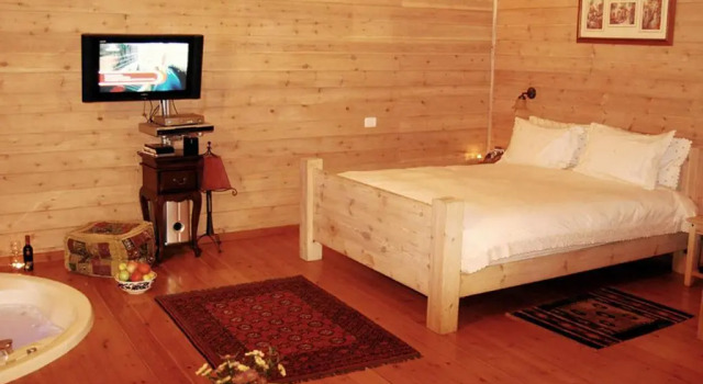 Шале Superior с балконом и с красивым видом из окна The Beautiful Cabins