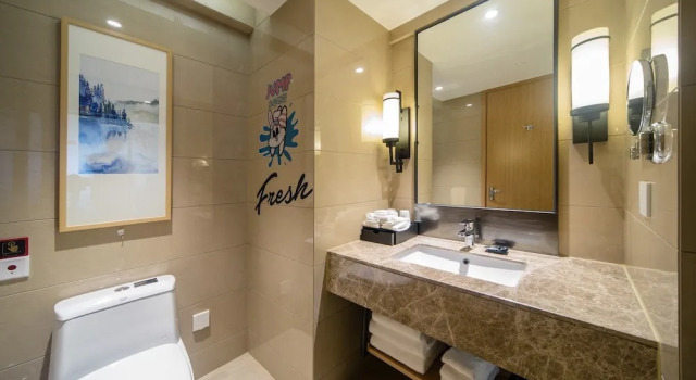 Luxo quarto Super Yard Hotel Chengdu