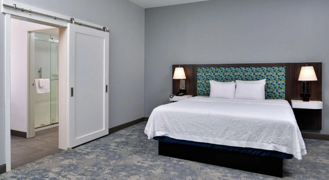 Двухместный люкс Hampton Inn Cedar Falls Downtown, Ia