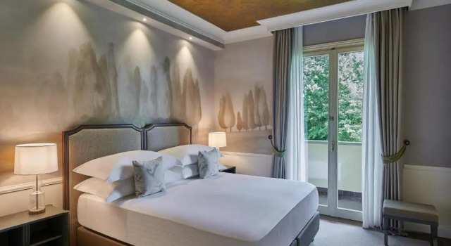 Двухместный номер Classic с балконом и с видом на сад Grotta Giusti Thermal Spa Resort Tuscany, Autograph Collection