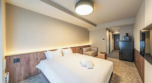 Двухместный номер Standard с балконом и с видом на город Apartment Hotel 11 Tsutenkaku