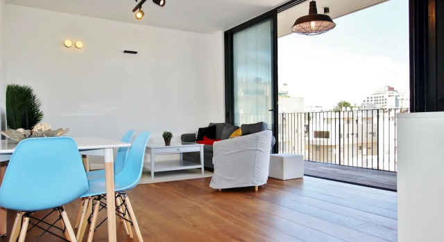 Апартаменты Luxury Hilton Beach new Spectacular 2BR Terrace
