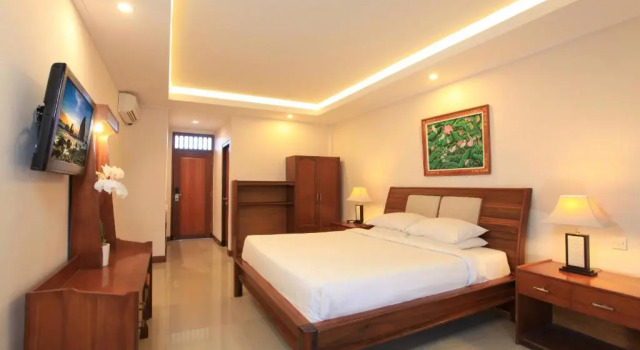 Двухместный номер Deluxe с видом на бассейн Matahari Bungalow