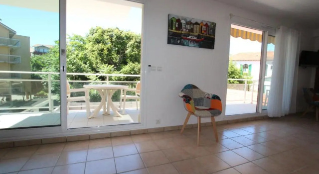 Grand Appt T2 terrasse SUD + PKG - 150m de la plage d'Eyrac