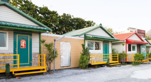 Кровать в общем номере Kenting Dajianshan Cabin