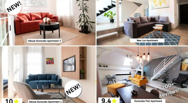Апартаменты Deluxe Dunavska Apartment 4