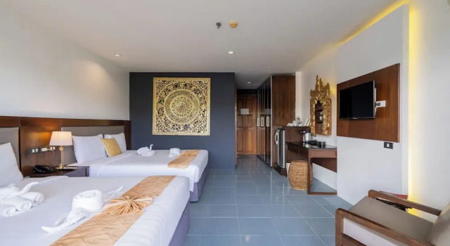 Семейный номер Standard с видом на горы Blue Beach Apartment