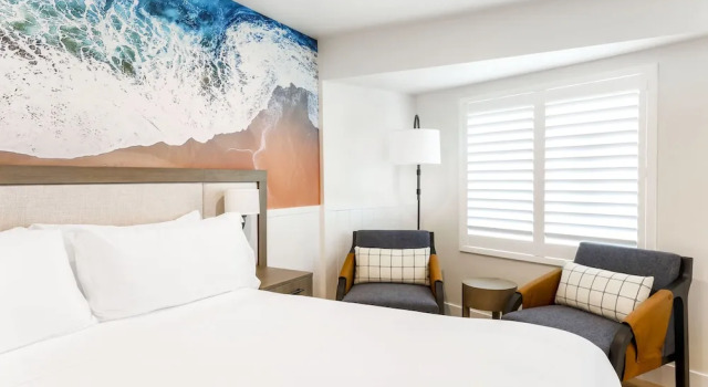 Двухместный номер Deluxe с видом на океан Del Mar Beach Hotel