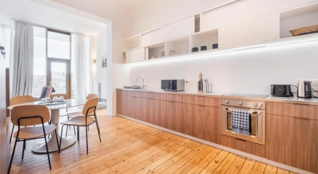 Апартаменты c 1 комнатой Top Floor New Duplex Stunning View In Trendy St Gilles