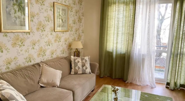 Апартаменты с балконом Charming Apartment at the Heart of Baden Baden