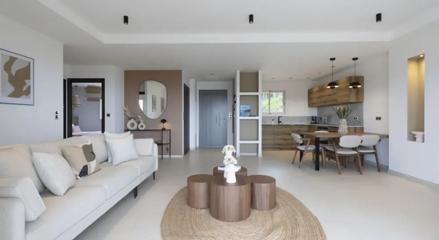 Апартаменты Superior с 2 комнатами с балконом и с видом на море Résidence Omigna, Spacious Luxury Apartments, Cargese, Corse du Sud