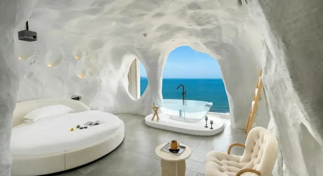 Номер Superior Miyue Santorini Seaview Resort Hotel
