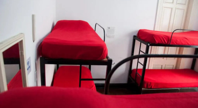 Кровать в общем номере Ideal Social Hostel