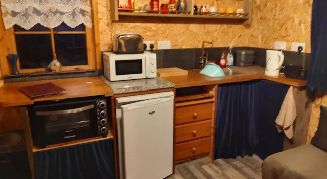 Шале Hippy Shack Cabin, self contained @ Cartmel Aultbea