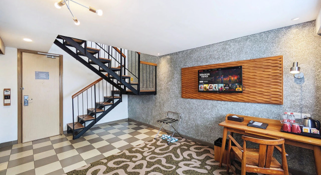 Trendy Zimmer Doppelhaus THE 1O1 Bandung Dago