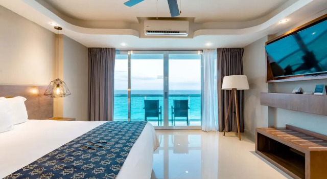 Номер Standard Пентхаус с 2 комнатами с балконом и с видом на океан Ocean Dream Cancun by GuruHotel