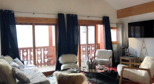Penthouse "Bond 007" 120 m2 piscine sauna Risoul 1850, Réserver Appartement Risoul Risoul