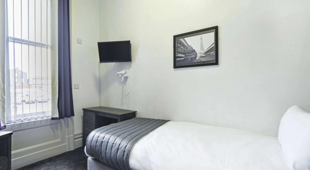 Standard Yhden hengen huone Comfort Inn Blackpool Gresham