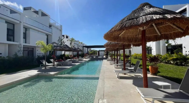 Апартаменты Spectacular House In A Private Residence Near The Ocean With Course Golf