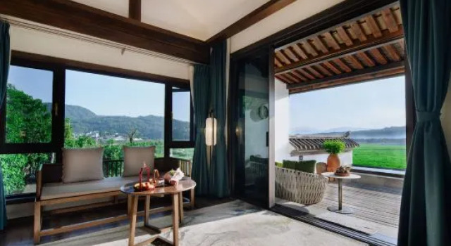 Люкс Tengchong Yunxi panoramic Hot Spring Guesthouse