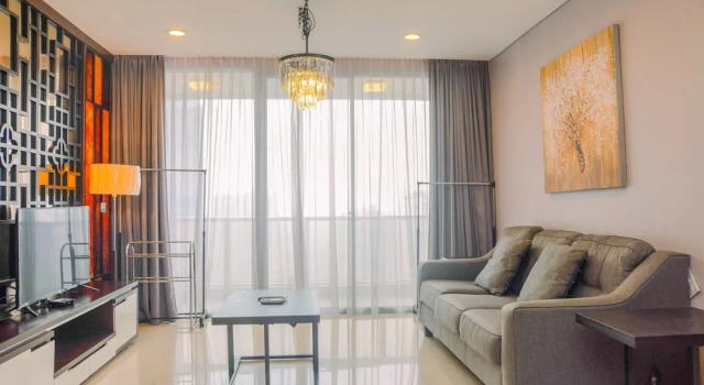 Prime Location and Luxury 2BR The Empyreal Apartment, Забронировать Апартаменты/квартира Отели Джакарты с парковкой, рядом с Торговый центр Epicentrum Walk, Парковка