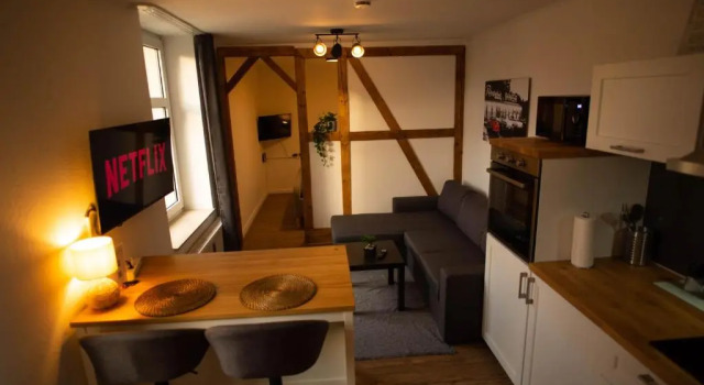 Студия Deluxe Moderne Ferienwohnungen in der Residenz am Kurpark