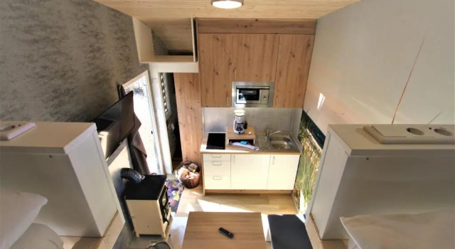 Tiny Joy Tiny House auf dem Campingplatz Strandgut