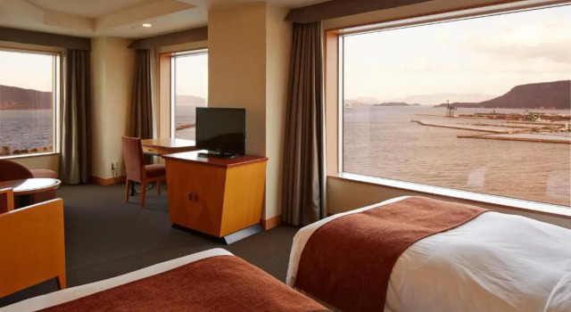 Двухместный номер Deluxe Corner JR Hotel Clement Takamatsu
