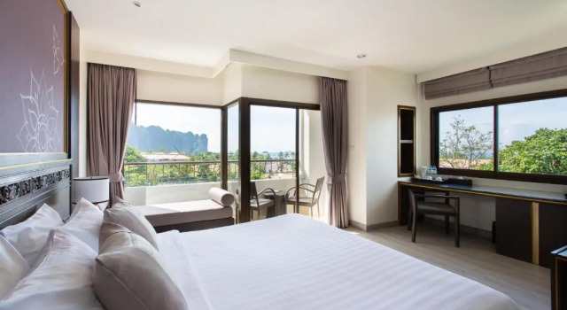 Двухместный номер Deluxe с видом на море Krabi Heritage Hotel